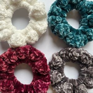 Handmade Crochet Scrunchies